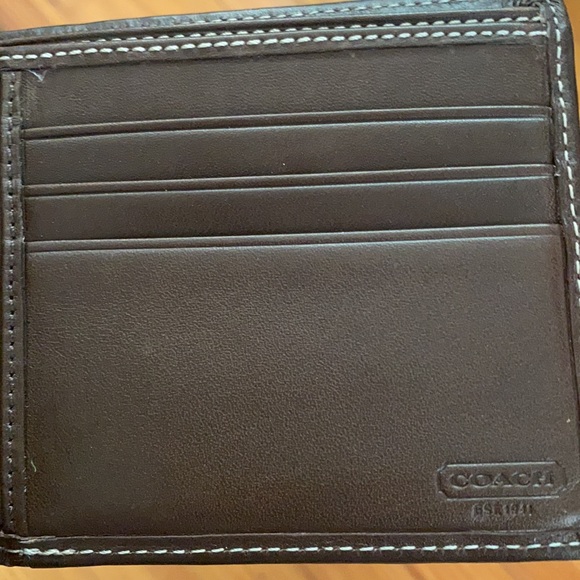 Coach men’s Heritage Stripe Wallet - Picture 3 of 5